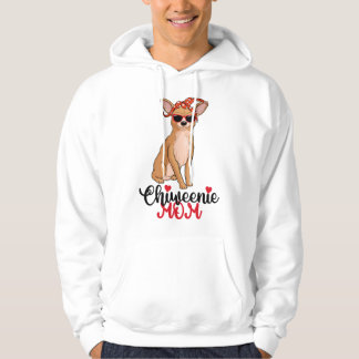 Veste À Capuche Maman Chiweenie Chien Femme Chiweenie