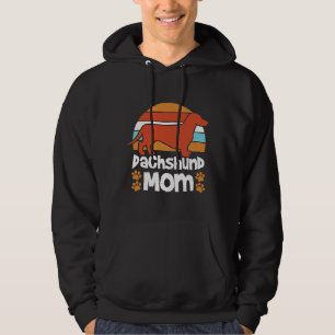Veste À Capuche Maman Dachshund Maman Chiens Chien Chien Chien Chi