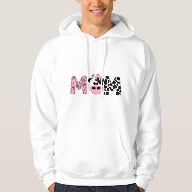 Veste À Capuche Maman de la fille d'anniversaire pour la ferme de  (Devant)