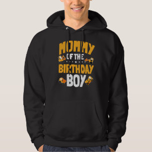 Veste À Capuche Maman De L'Anniversaire Garçon Anniversaire Travai