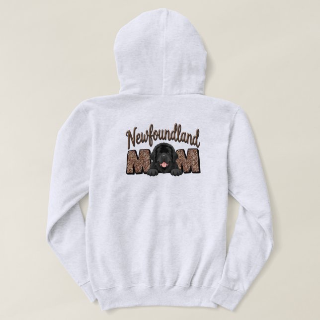 Veste À Capuche Maman de Terre-Neuve (Design dos)