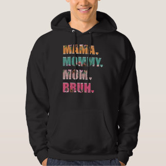 Veste À Capuche Maman Maman Maman Maman Bruh Fleur Retro Vintage M