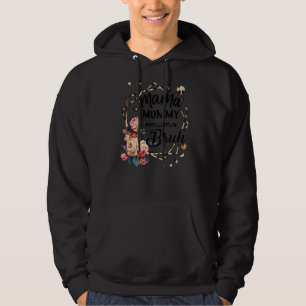 Veste À Capuche Maman Maman Maman Maman Bruh Rose Mignonne Citatio