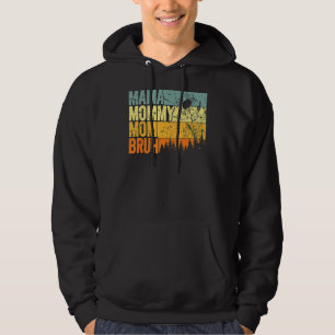 Veste À Capuche Maman Maman Maman Maman Maman Bruh Retro Maman Et