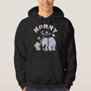 Veste À Capuche Maman pour être un éléphant Baby shower Fête des m