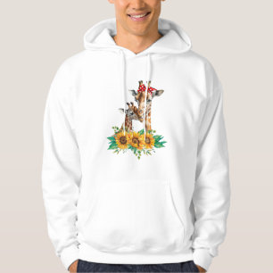 Veste À Capuche Maman Tournesol Safari Afrique Animaux Enfants Mig