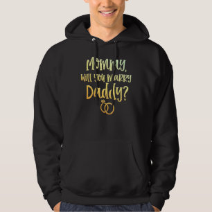 Veste À Capuche Maman veux-tu épouser papa mariage proposition de