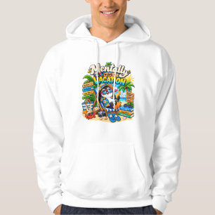 Veste À Capuche Manchot en vacances mentales Manchot cool et déten