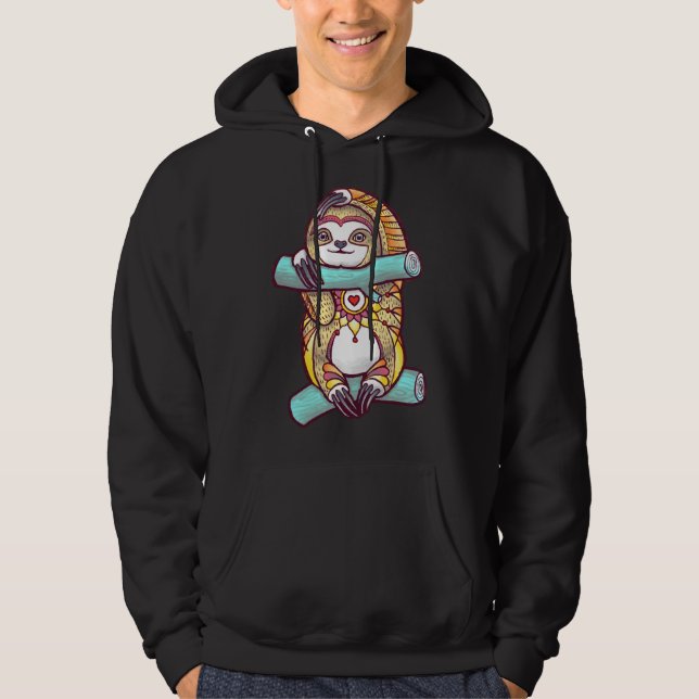 Veste À Capuche Mandala Sloth 86 (Devant)