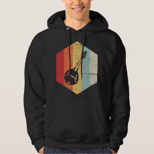 Veste À Capuche Mandolin Lover Rétro Mandoline Vintage