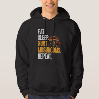 Veste À Capuche Manger Dormir Chasser Champignons Chasseur de Mori
