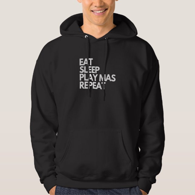 Veste À Capuche Manger Dormir Jouer Mas Répéter Drapeau de Trinité (Devant)