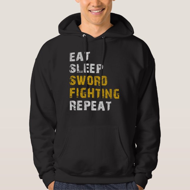Veste À Capuche manger dormir Lutte épée (Devant)