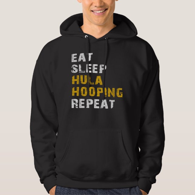 Veste À Capuche manger hula hooping de sommeil (Devant)