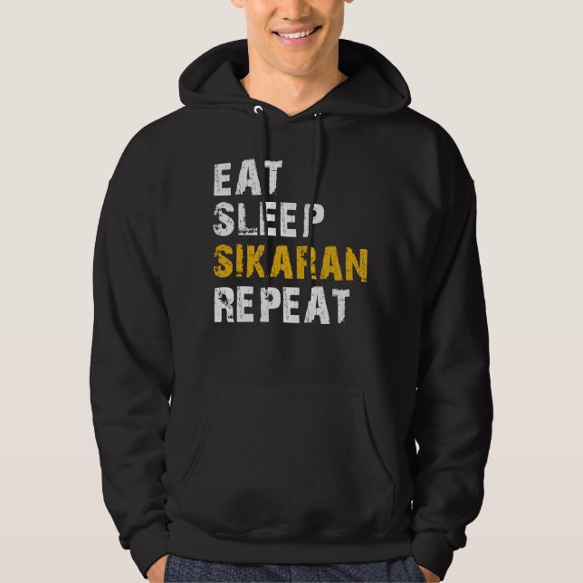 Veste À Capuche manger sommeil Sikaran (Devant)