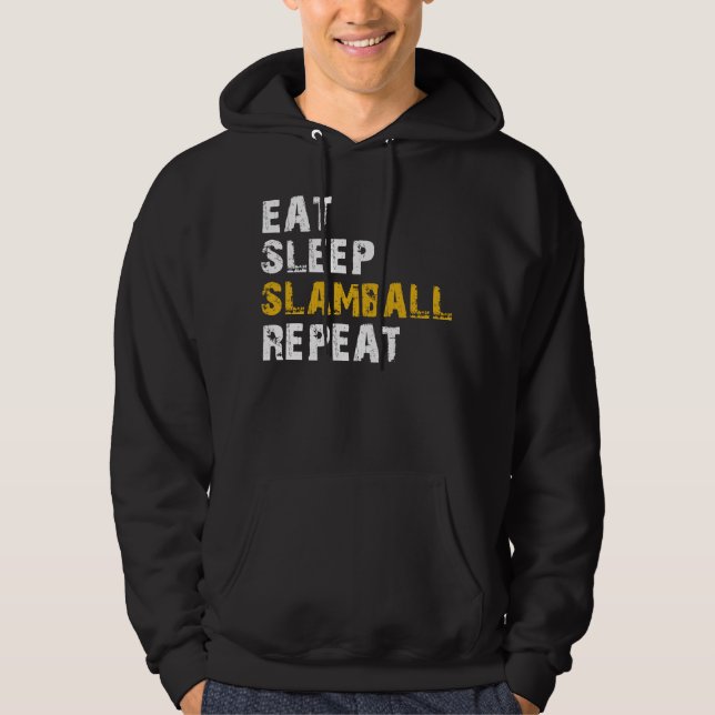 Veste À Capuche manger sommeil Slamball (Devant)