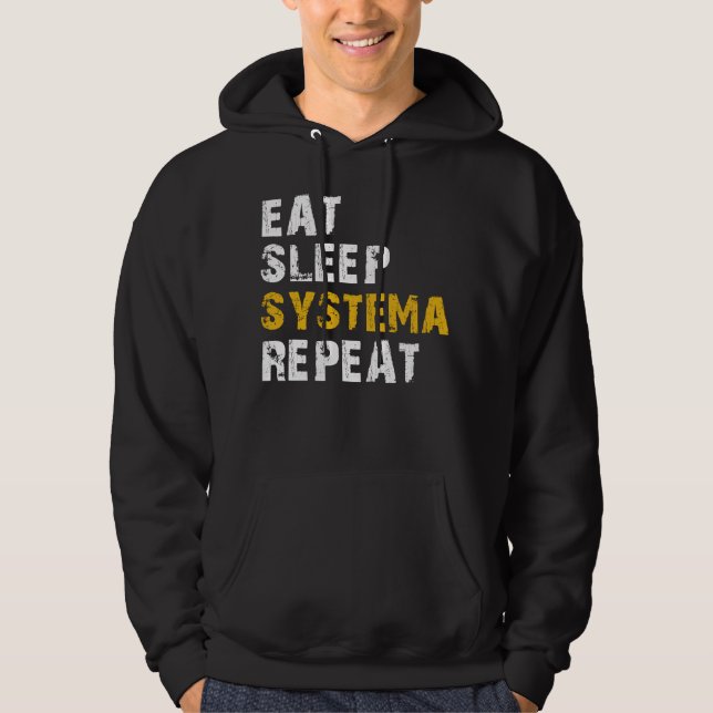 Veste À Capuche manger sommeil Systema (Devant)