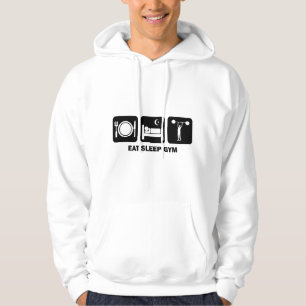 Veste À Capuche mangez le gymnase de sommeil