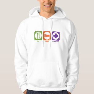 Veste À Capuche Mangez le maître nageur de sommeil