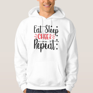 Veste À Capuche Mangez Sleep Cheer Répéter T-shirt_444