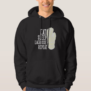 Veste À Capuche Mangez Sleep Lacrosse Repeat Boys Lax Sports Team