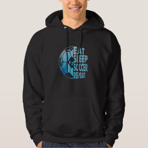 Veste À Capuche Mangez Sleep Soccer Répéter Pour Jeunes Filles Gar