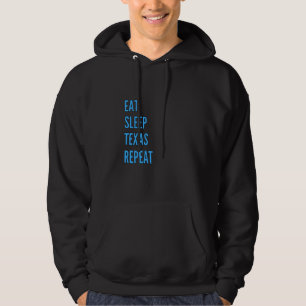 Veste À Capuche Mangez Sleep Texan Repeat Funny Texas Appareils 1