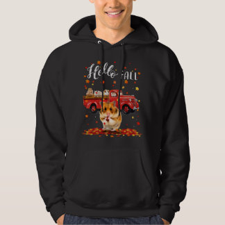 Veste À Capuche Maple Hamster Leaf Automne Camion rouge