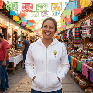 Veste À Capuche Maraca avec Sombrero Fiesta Coloré
