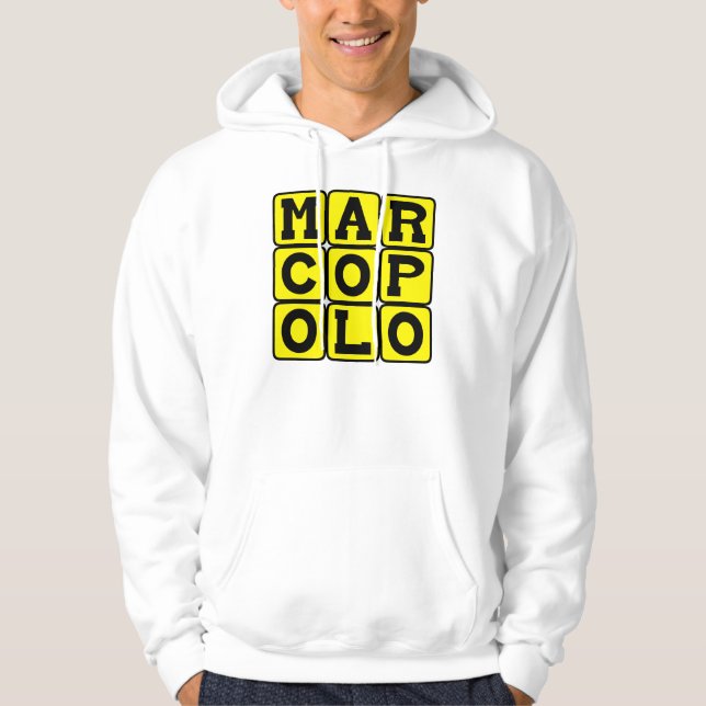 Veste À Capuche Marco Polo, explorateur italien (Devant)
