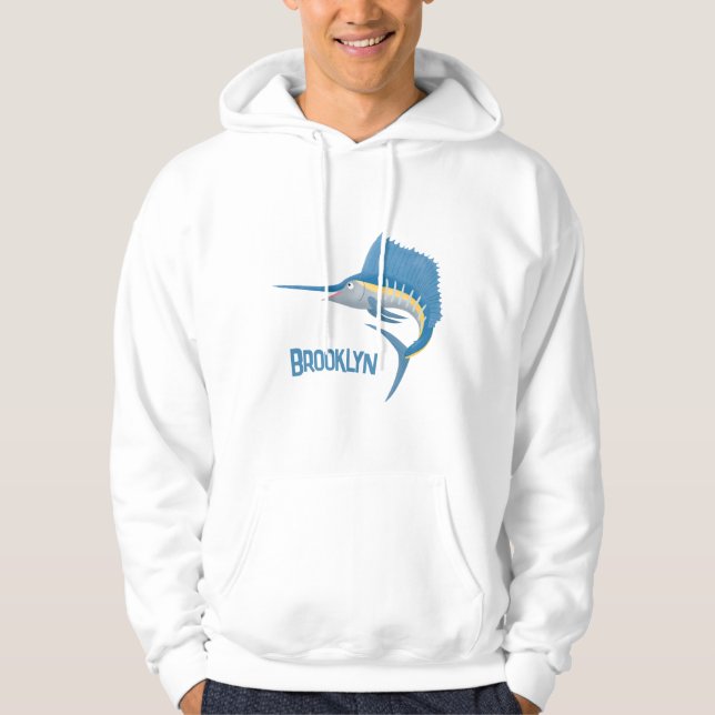 Veste À Capuche Marée de plaisance de l'espadon (Devant)