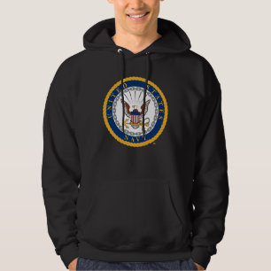 Veste À Capuche Marine américaine   Emblème de la marine