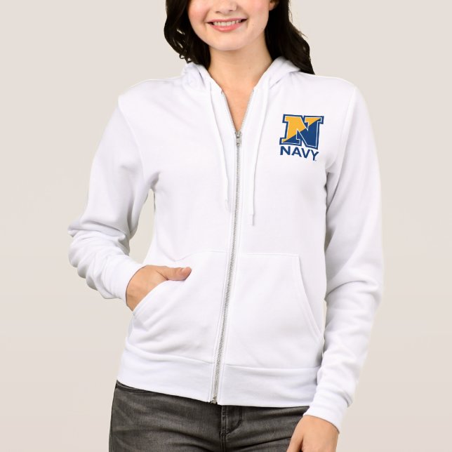 Veste À Capuche Marine américaine | Marine initiale N (Devant)