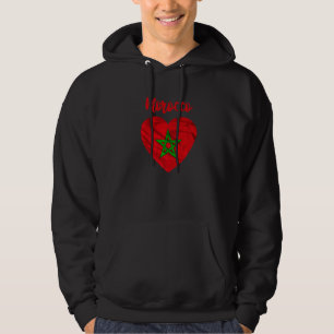 Veste À Capuche Maroc Drapeau Football Marocain 2022 Maroc