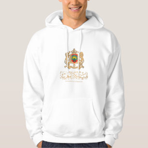 VESTE À CAPUCHE MAROC FLAG SUR GOLD EMBLEM