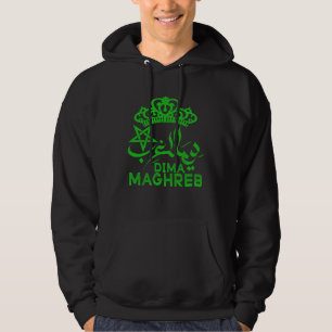 Veste À Capuche Maroc Vintage J'aime Carte du Maroc Maroc Football