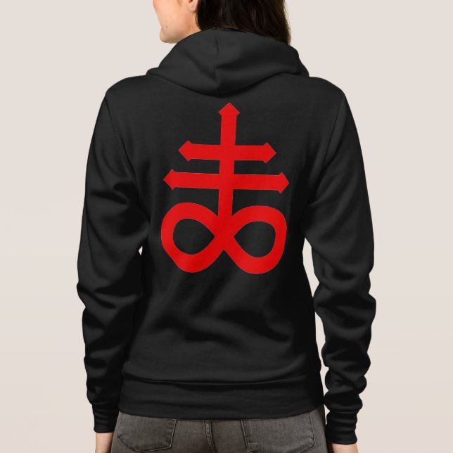 VESTE À CAPUCHE MARQUE DU DIABLE (Dos)