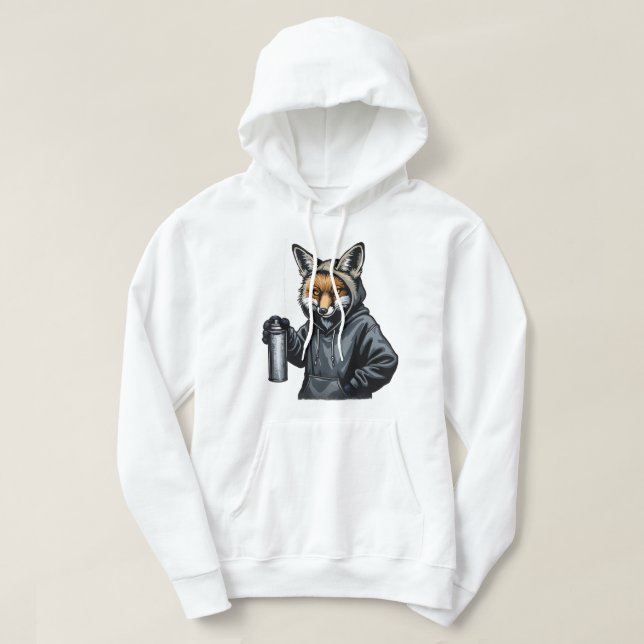 Veste À Capuche Marqueur de Renard Urbain (Design devant)
