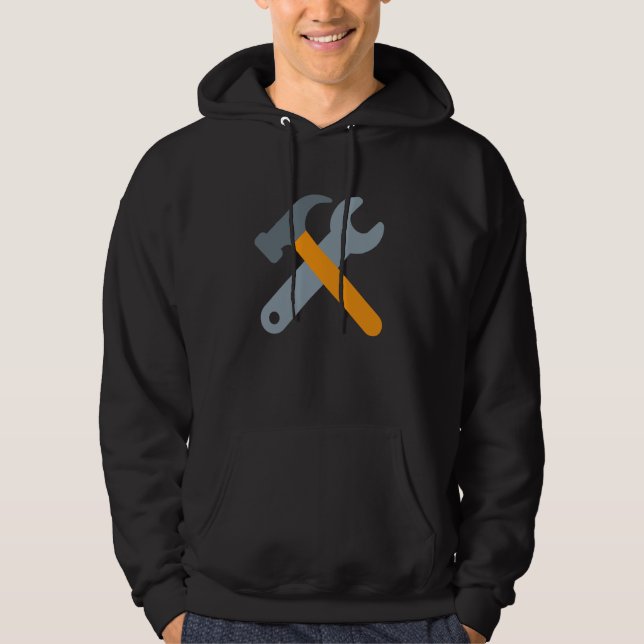 Veste À Capuche Marteau et clé (Devant)