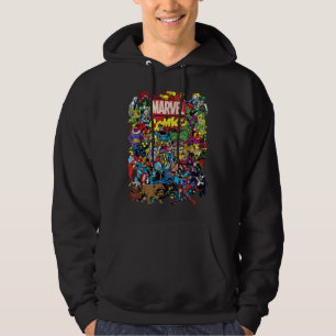 Veste À Capuche Marvel Comics Heroes Group Shot Graphic T-Shirt