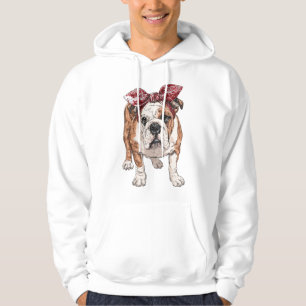 Veste À Capuche Mascotte Bulldogs - Fierce et logo sans peur pour
