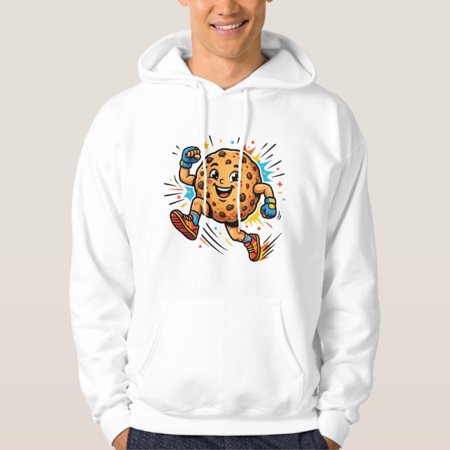 Veste À Capuche Masque de bande dessinée de cookie aux pépites de  (Devant)