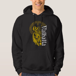 Veste À Capuche Masque de loup Valhalla Odin Runes Boussole Nordiq