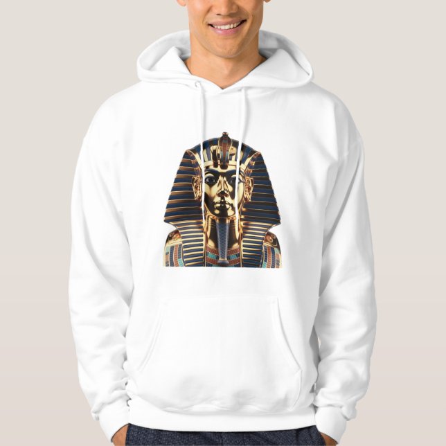 Veste À Capuche Masque Égyptien Doré Artwork (Devant)