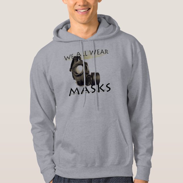 Veste À Capuche Masques (Devant)