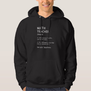 Veste À Capuche Math Enseignant Définition et description