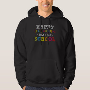 Veste À Capuche Math Formula 100 Jours De L'École Chemise Enfants