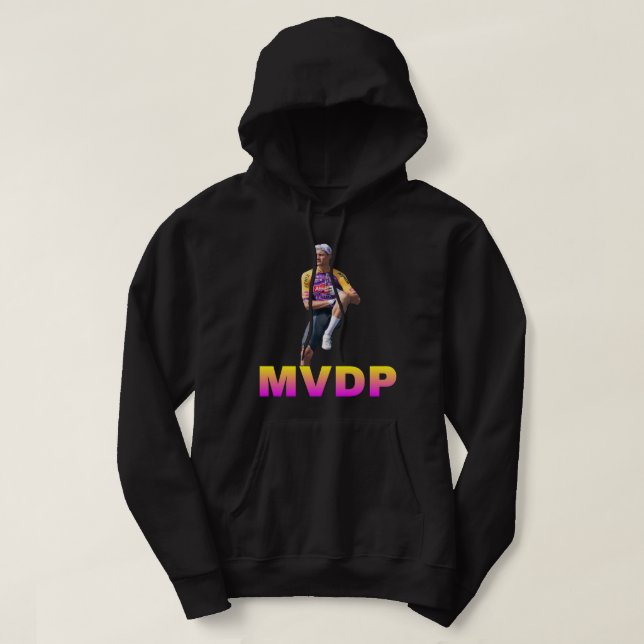 Veste À Capuche Mathieu van der Poel – Relentless Champion (Design devant)