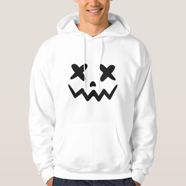 Veste À Capuche mauvais visage marshmello (Devant)