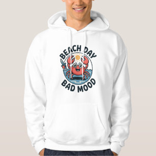 Veste À Capuche Mauvaise journée à la plage - Dessin animé drôle d